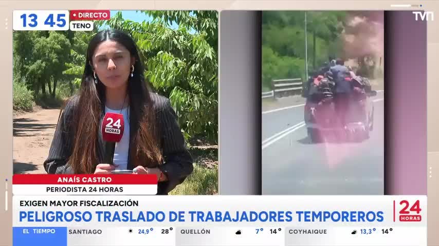 Denuncian peligroso traslado de temporeros en Teno