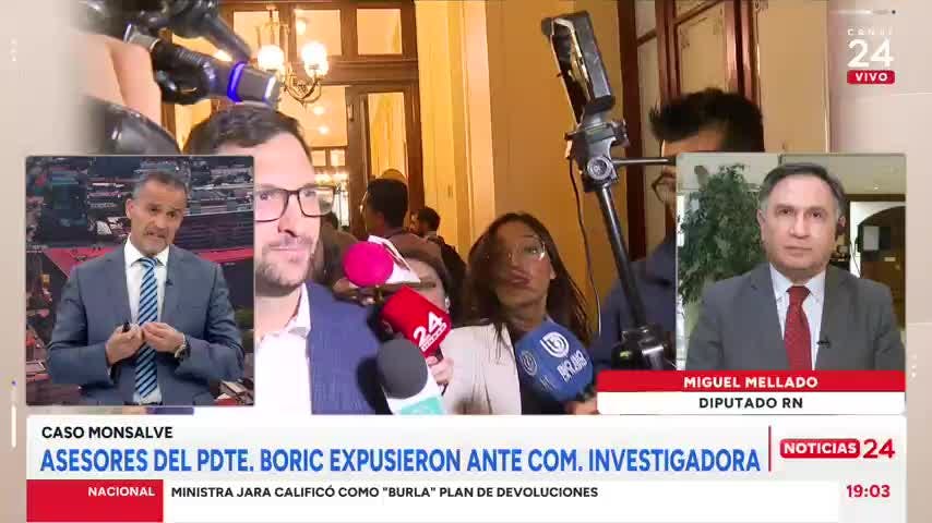 Diputado Mellado y tensa sesión de comisión Monsalve: “La versión de Crispi es inverosímil”