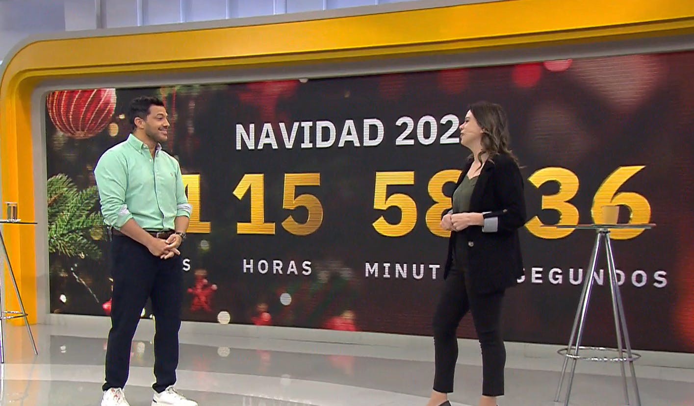 ¿Por qué Simón Oliveros armó el árbol de Navidad en octubre?