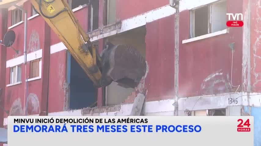 Comenzó la demolición de los departamentos de Las Américas