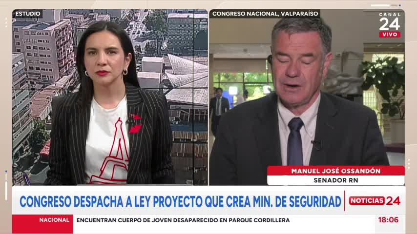 Senador Ossandón: “Este ministerio de Seguridad en manos del Presidente Boric tiene poco futuro”