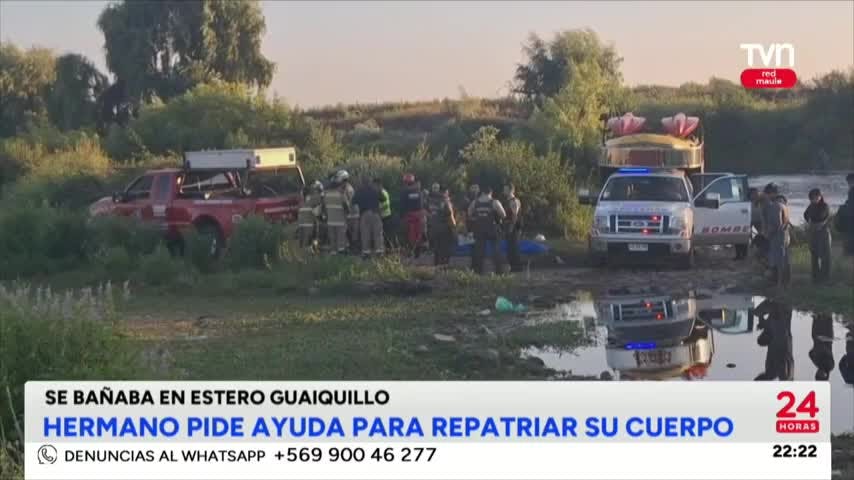 Joven de 21 años murió mientras se bañaba en Río Guaiquillo