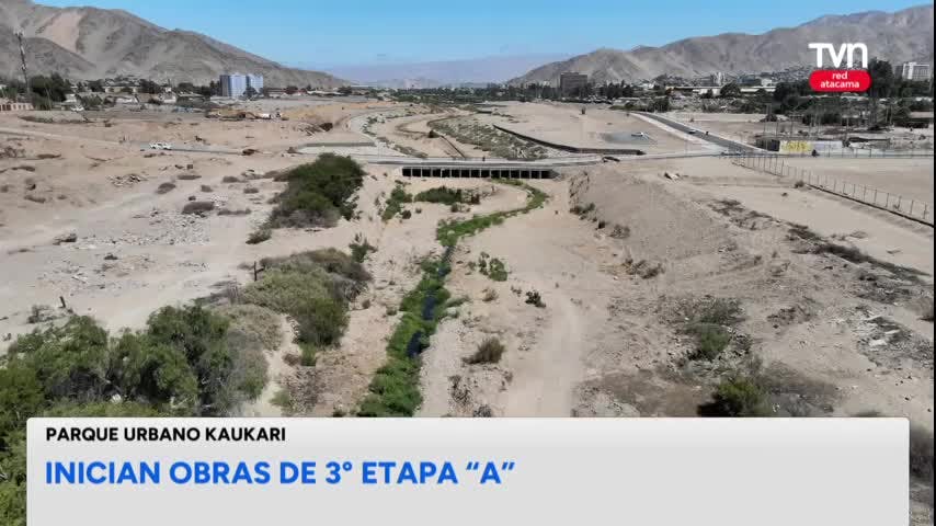 Inician obras de la 3° etapa del parque Kaukari