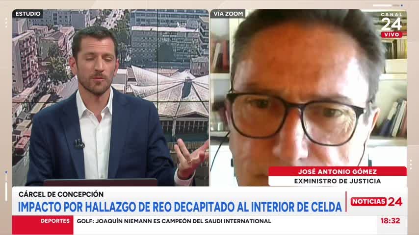 Exministro Gómez e impacto por reo decapitado en cárcel: “Tiene que ver con la capacidad de segregar y control”