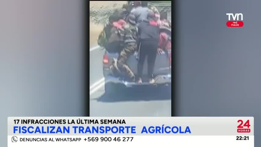 Fiscalizan transporte de trabajadores de temporada	