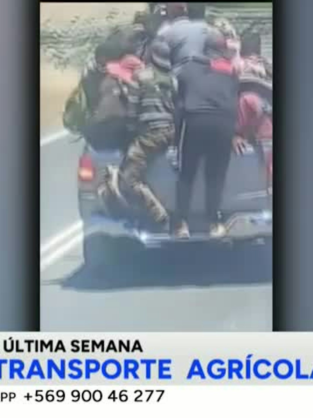 Fiscalizan transporte de trabajadores de temporada