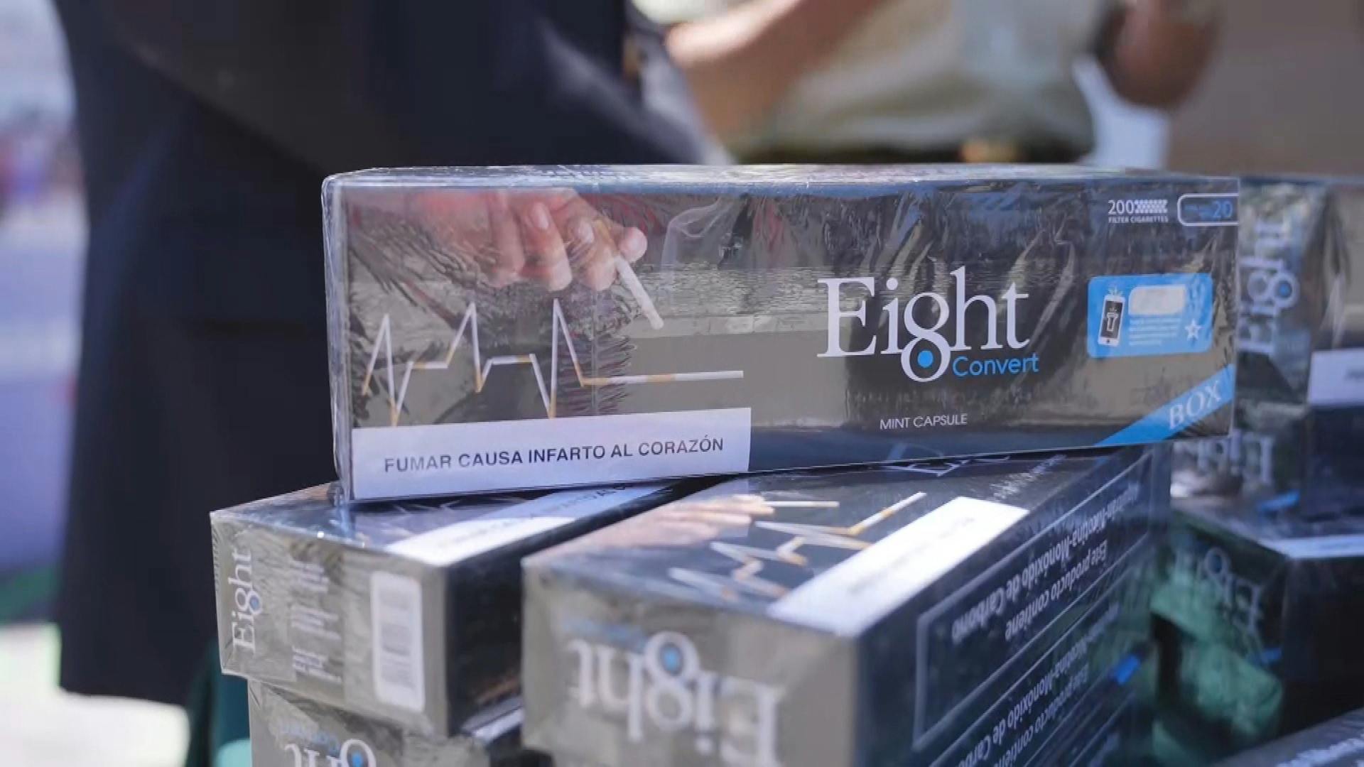 1.100 millones de pesos en cigarillos de contrabando decomisó el OS-9 de Carabineros de Ñuble