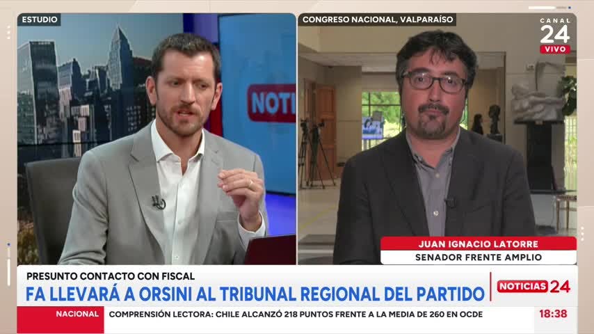 Senador Latorre por Maite Orsini: “No he visto a nadie del FA hacer defensas corporativas”