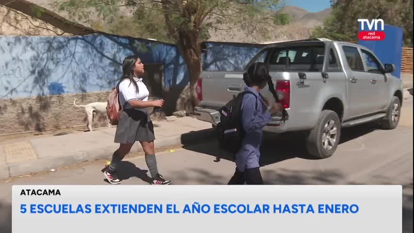 5 escuelas tendrán clases hasta enero