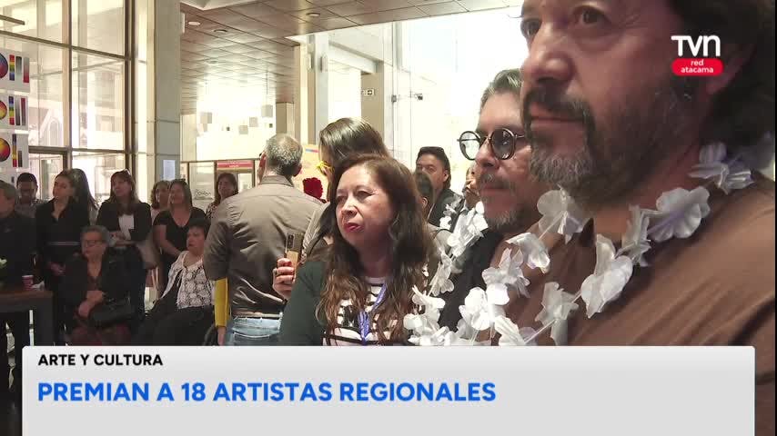 Premian a 18 artistas regionales