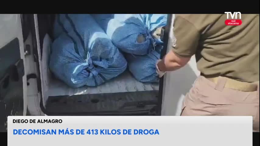 Decomisan más de 413 kilos de droga