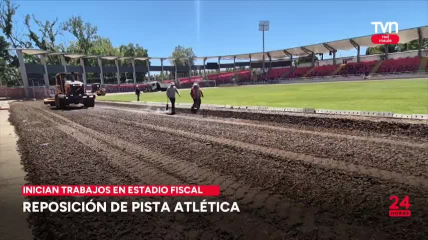 Reponen pista atlética de estadio Fiscal