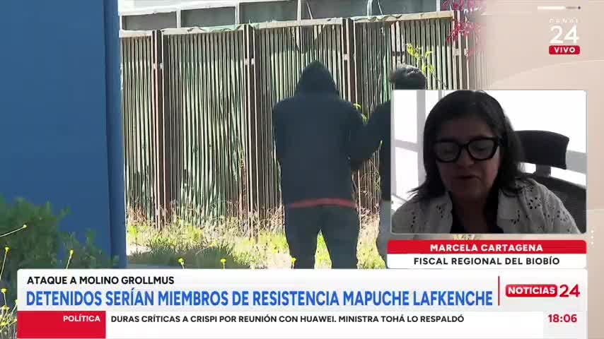 Fiscal Cartagena y 6 detenciones por atentado al Molino Grollmus: “No son todas las personas buscadas”