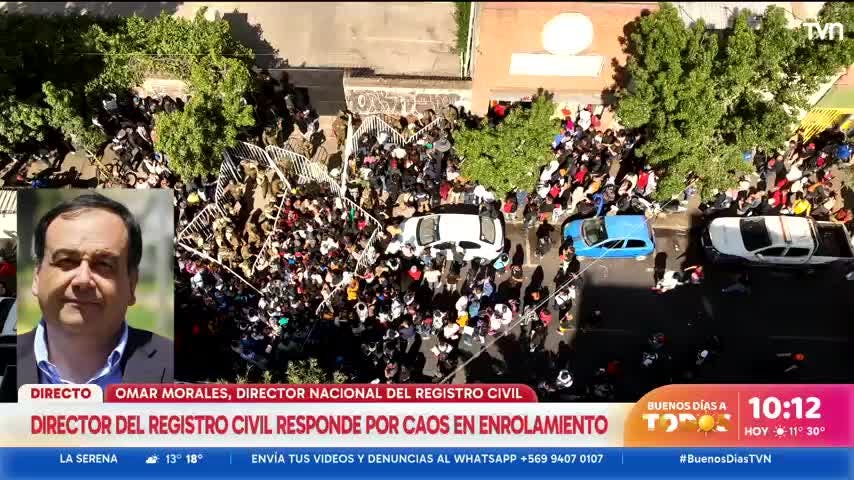 Registro Civil cambiará lugar para enrolamiento de extrajeros tras caos en Estadio Víctor Jara