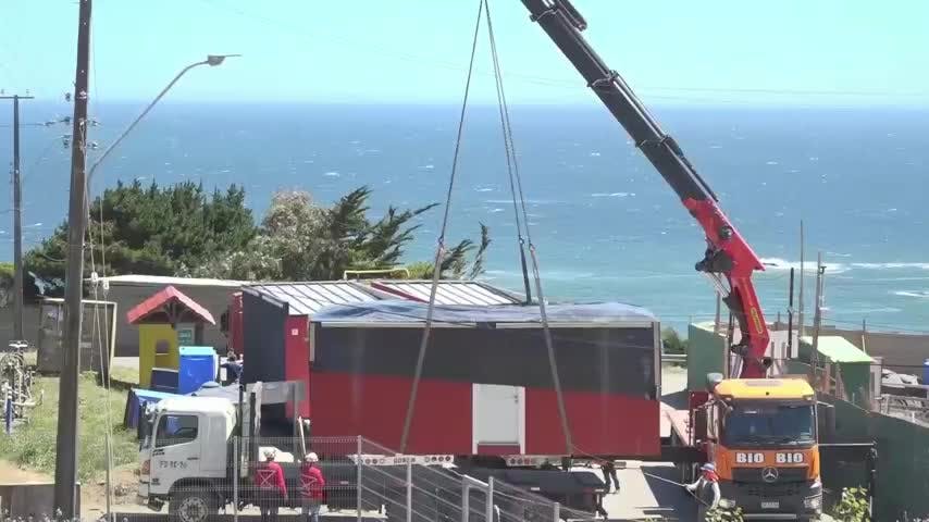 Termina instalación de viviendas en Punta Lavapie