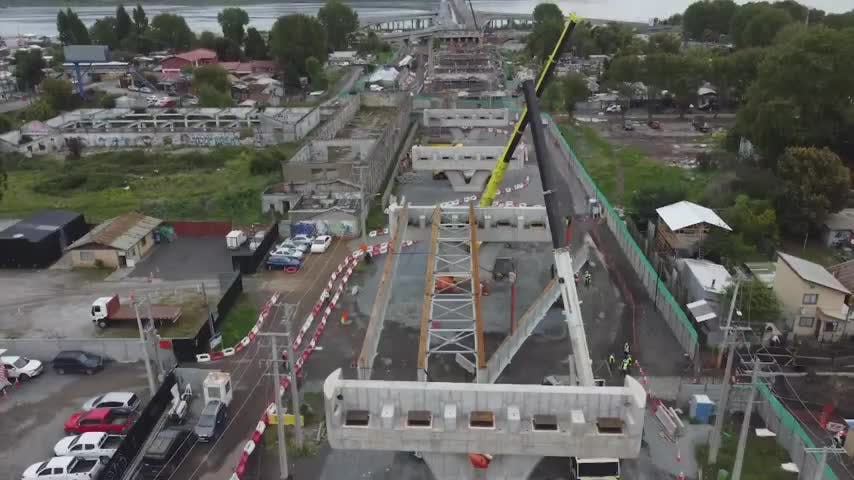 Obras de Viaducto Chacabuco alcanzan 40% de avance