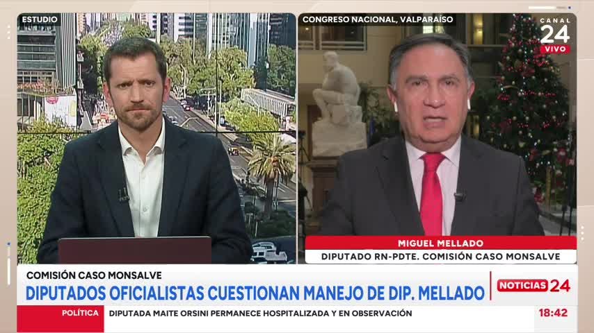 Diputado Mellado y tenso cruce en comisión Monsalve: “Que el ministro Elizalde no se haga a la víctima”