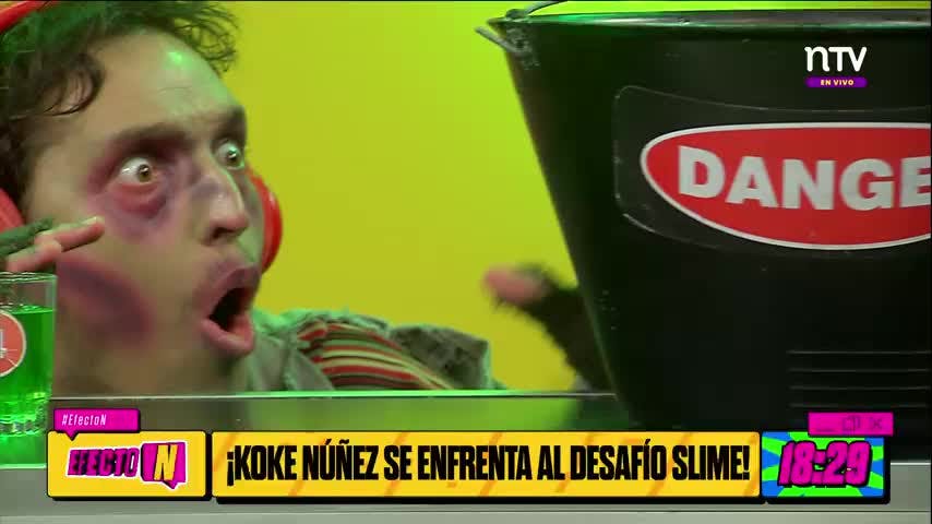 Desafío Slime: Koke Núñez no alcanzó a salvarse