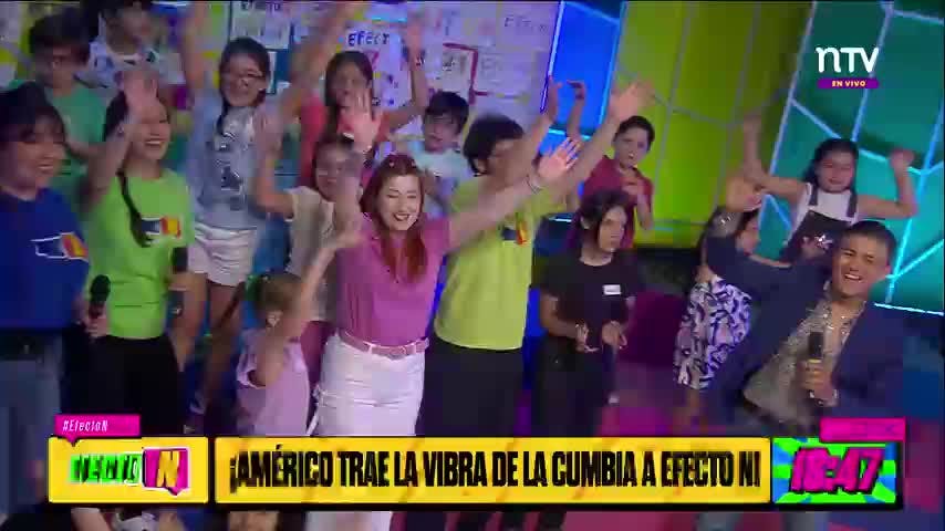 ¡Américo hace cantar al público de Efecto N!