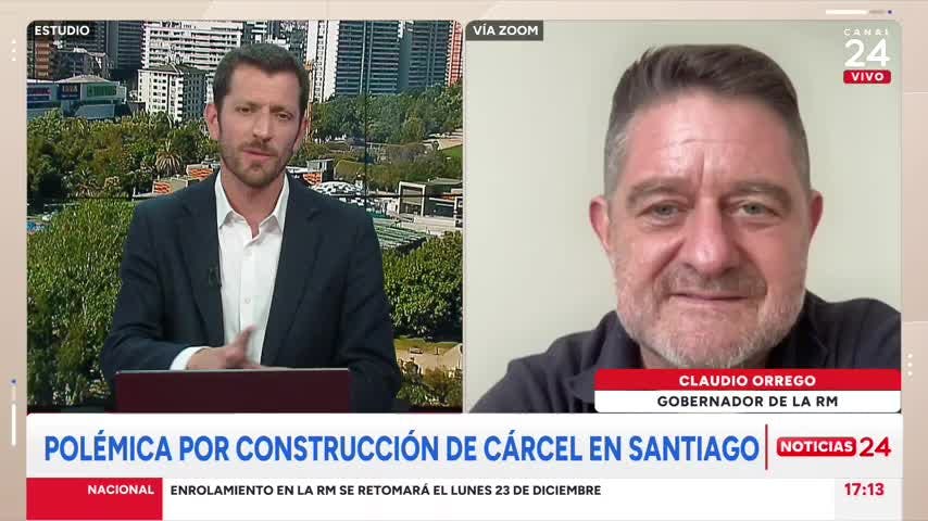 Orrego y polémica construcción de cárcel en Santiago