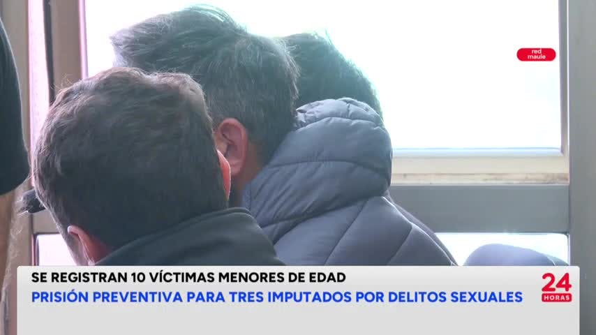 Prisión preventiva para tres imputados por delitos sexuales