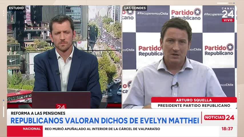 Presidente de Republicanos y reforma de pensiones: “Hay un delirio por llegar a un acuerdo”