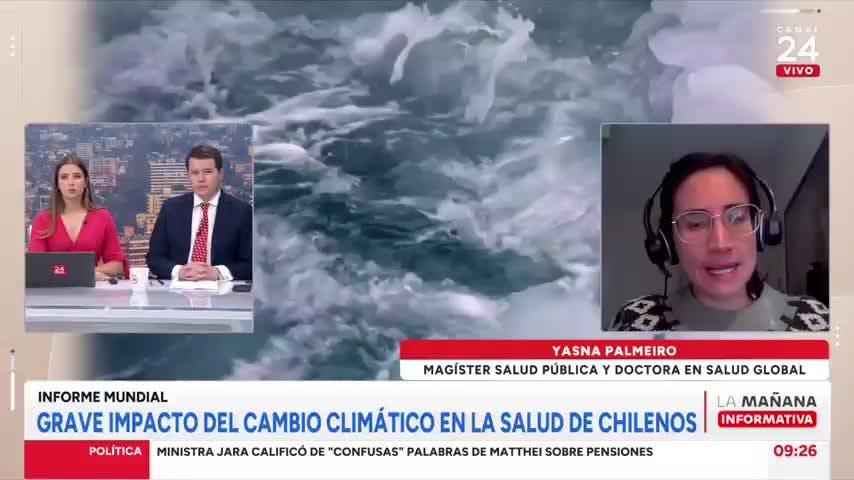 Cambio climático impacta salud de los chilenos, según estudio: Es un problema real