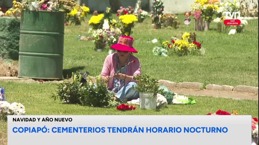 Cementerios tendrán horario nocturno