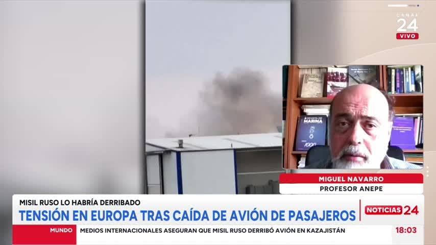 Académico y caída de avión en Kazajistán: “Las zonas de guerra generan un riesgo especial”