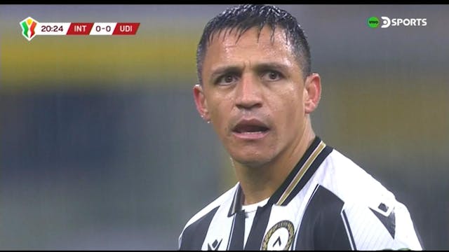 Alexis Sánchez fue ovacionado por la hinchada del Udinese