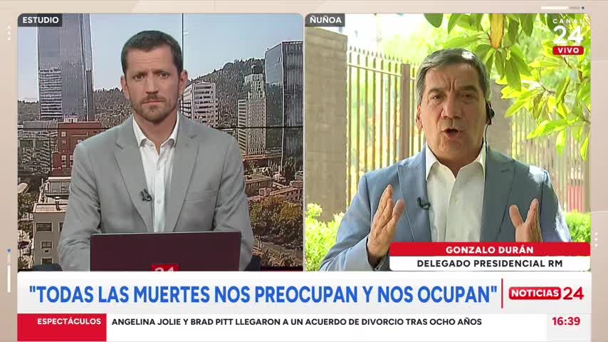 Delegado Durán ante crisis de seguridad: “La tasa de homicidios en la RM sigue estancada”