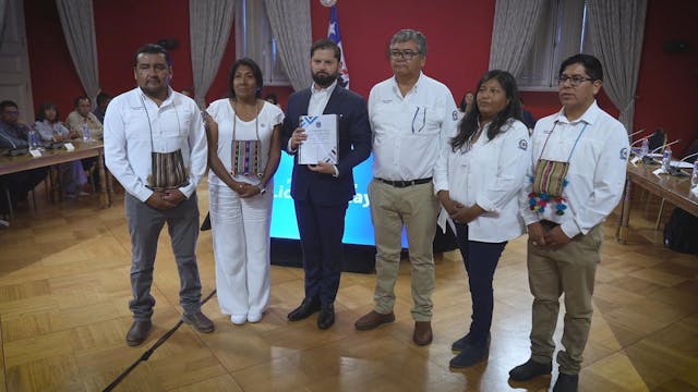 Presidente de la república se reunió con comunidades Lickanantay