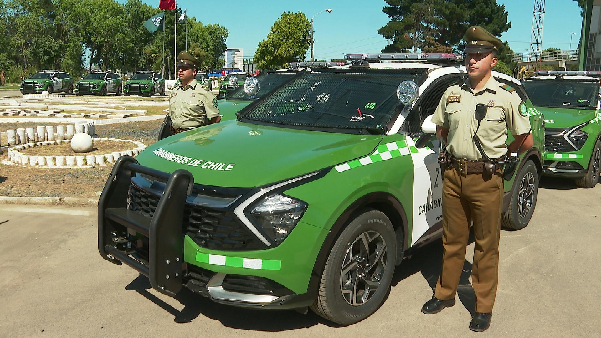 Entregan 35 nuevos vehículos a Carabineros de todo el Biobío