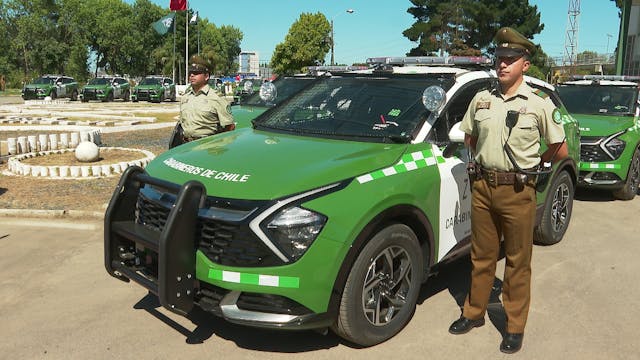 Entregan 35 nuevos vehículos a Carabineros de todo el Biobío