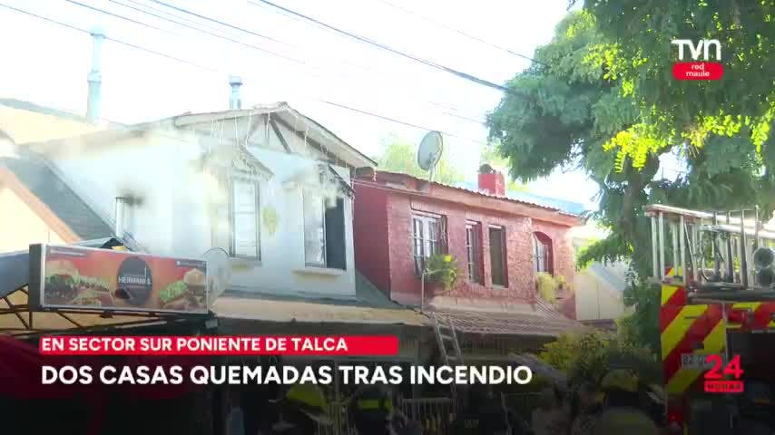 Dos casas fueron consumidas tras incendio