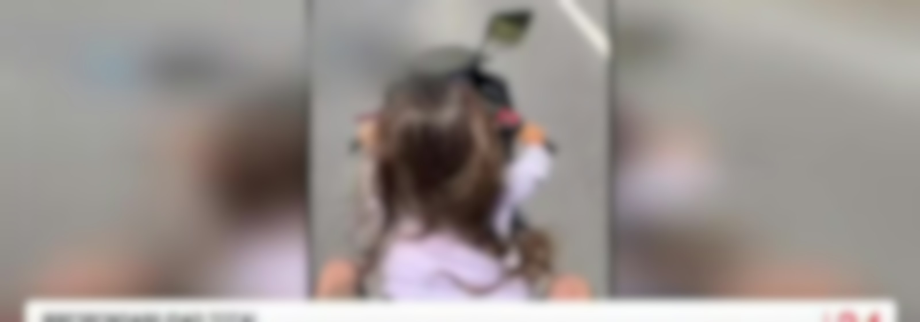 VIDEO: padre grabó a su hija de cinco años manejando sin casco una moto a alta velocidad