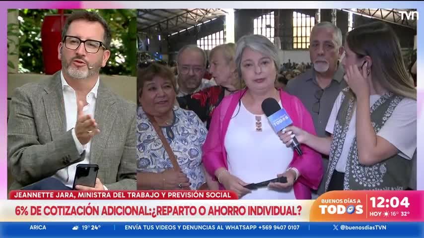 Ministra Jeannette Jara: "Las AFP se terminan como las conocemos"
