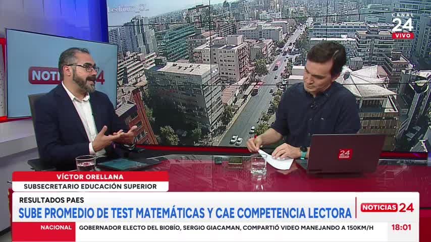 Subsecretario Orellana y PAES: “Tenemos una mejor prueba, lo que permite que más personas que pueden acceder a universidades”