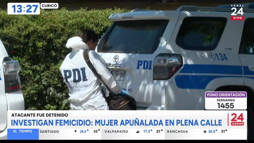 Vecinos grabaron crimen de una mujer en Curicó