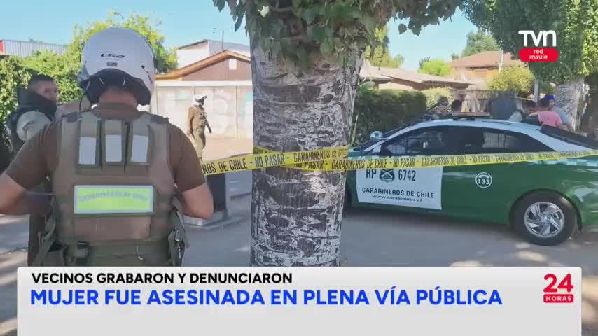 Mujer fue asesinada en plena vía pública