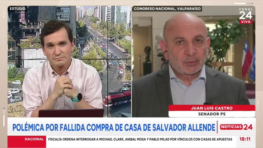 Senador Castro y fallida compra de casa: “Afecta el legado del expresidente Allende pero esto se va a resarcir”