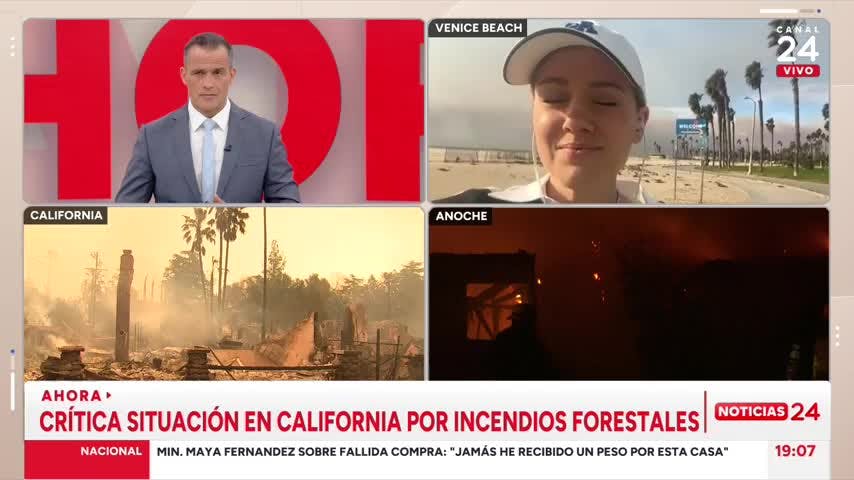 Residente de California por incendio: “Hasta el viernes vamos a tener que estar alerta”