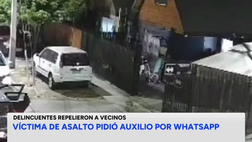 Víctima de asalto pidió auxilio por WhatsApp