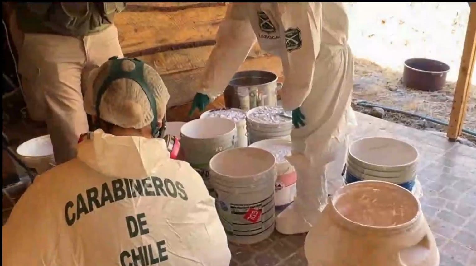 Incautan 844 kilos de metanfetamina: Los detalles del histórico decomiso de banda mexicana en Chile