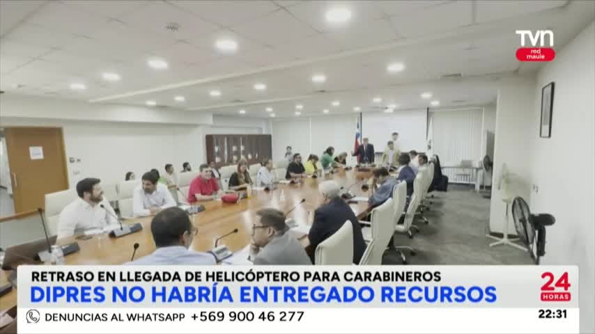 Retraso en llegada de helicóptero para Carabineros