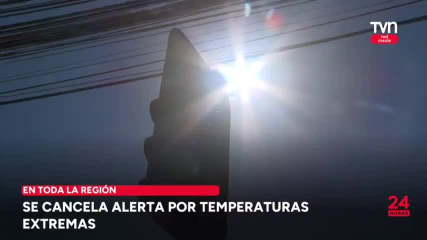 Fue cancelada la alerta roja regional debido a temperaturas extremas