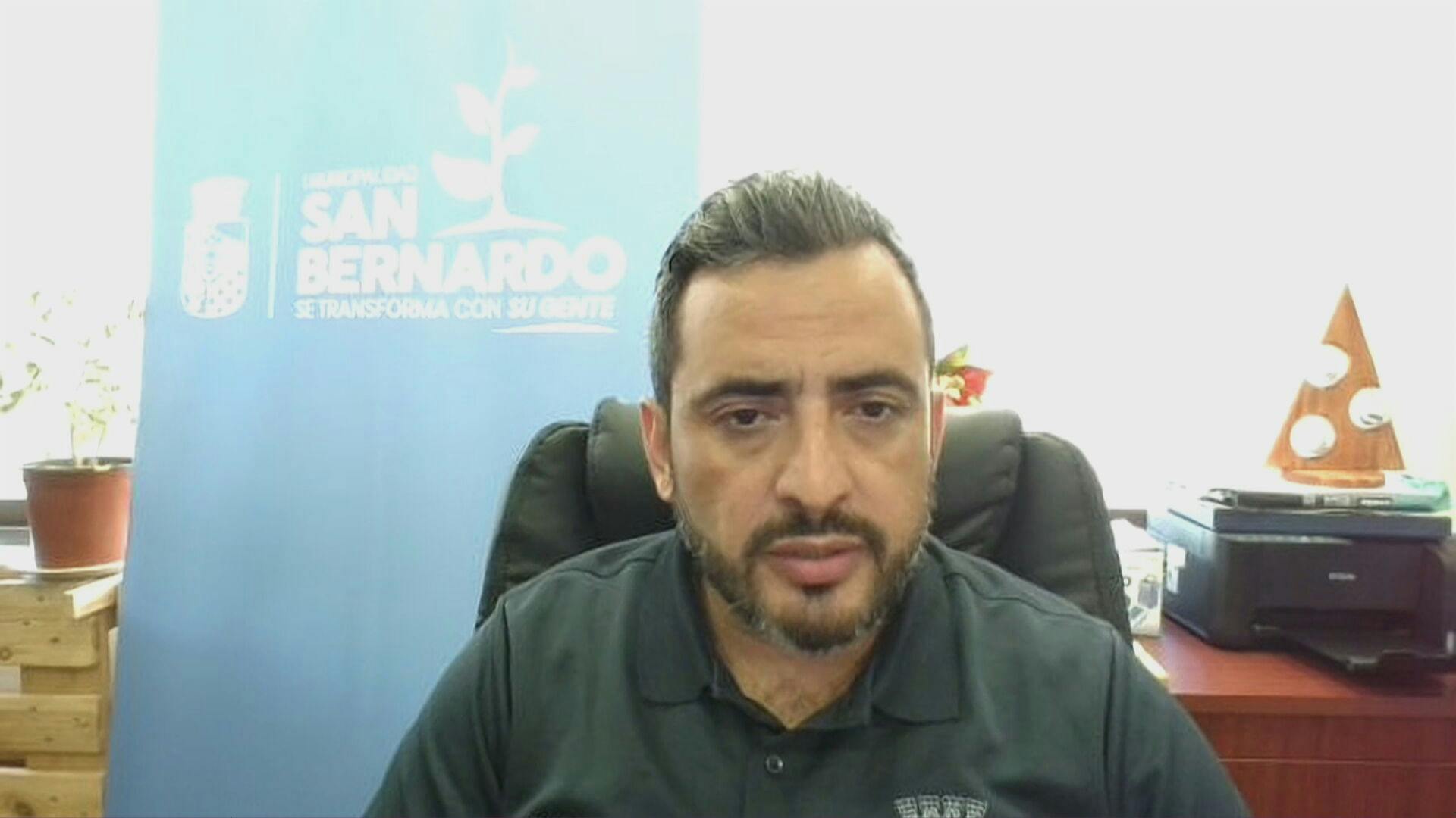 Alcalde de San Bernardo: Frente a la ausencia del Estado quien se hace dueño es el crimen organizado
