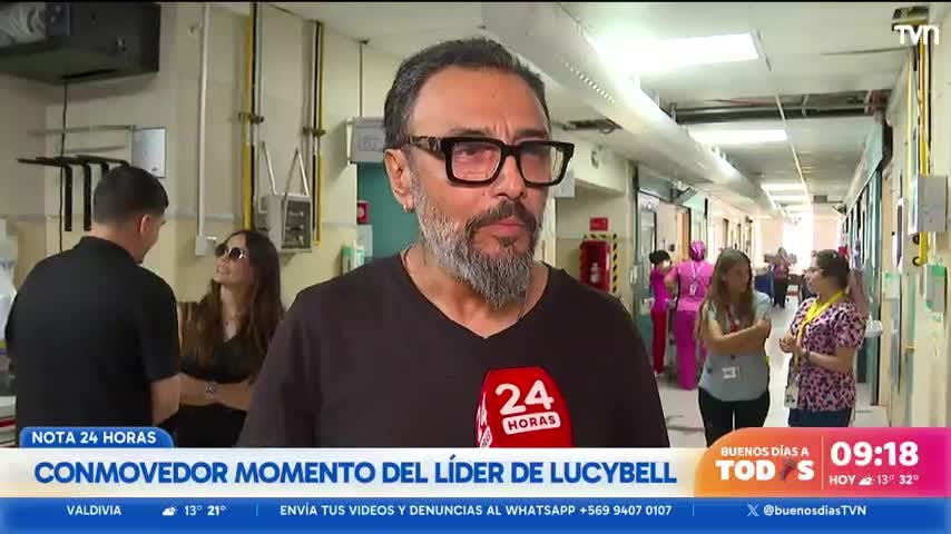 Líder de Lucybell: "Estoy agradecidísimo  de la gente de la Posta Central"                                                                                                                         