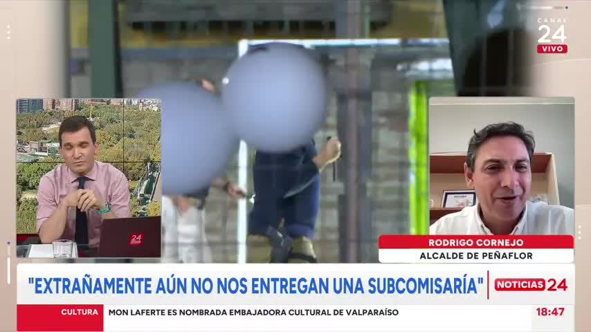Alcalde de Peñaflor critica exclusión en Plan Calles sin Violencia