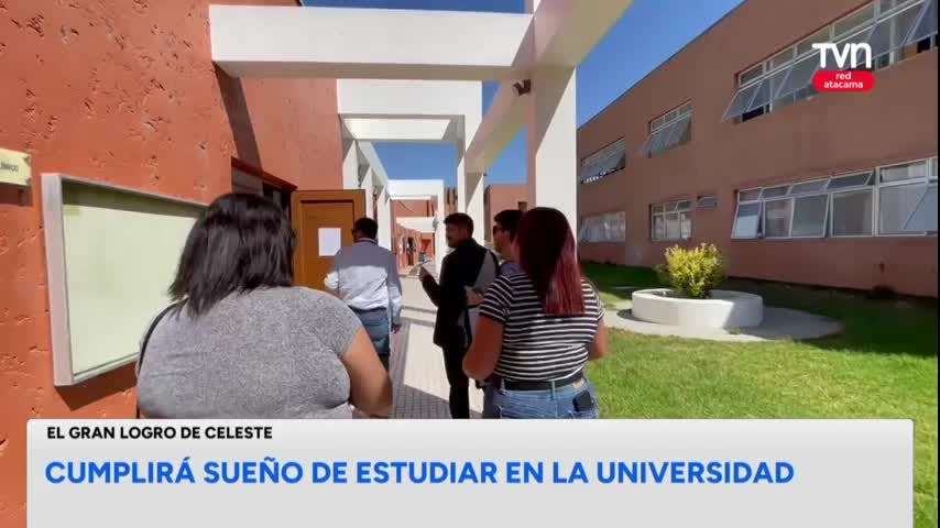 Celeste cumplirá el sueño de ir a la universidad